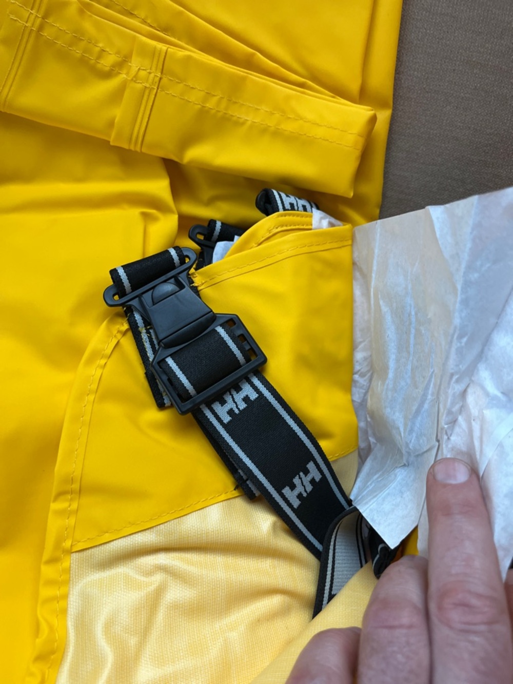 Helly Hansen 70511 3XL Bright Yellow Rain Bib Overalls NWT Waterproof Workwear